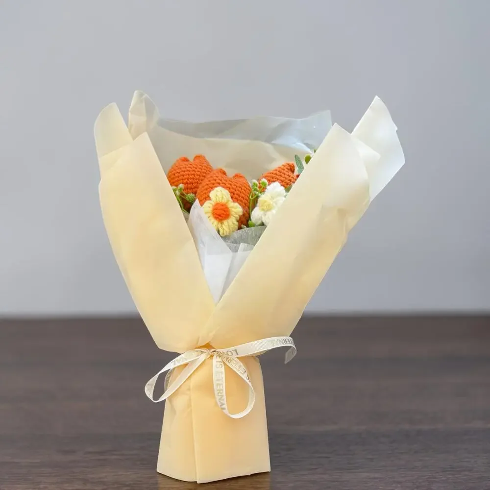 Crochet Tulip Bouquet | Forever Flower Gift